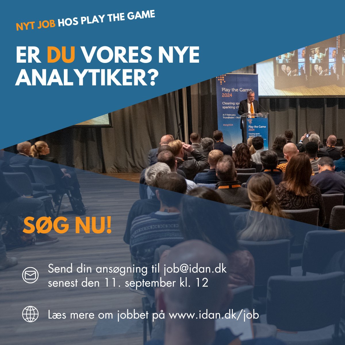 Skal du være vores nye kollega? Så er det ved at være sidste chance for at sende din ansøgning!

Læs mere om jobbet her 👇

idan.dk/nyheder/play-t…