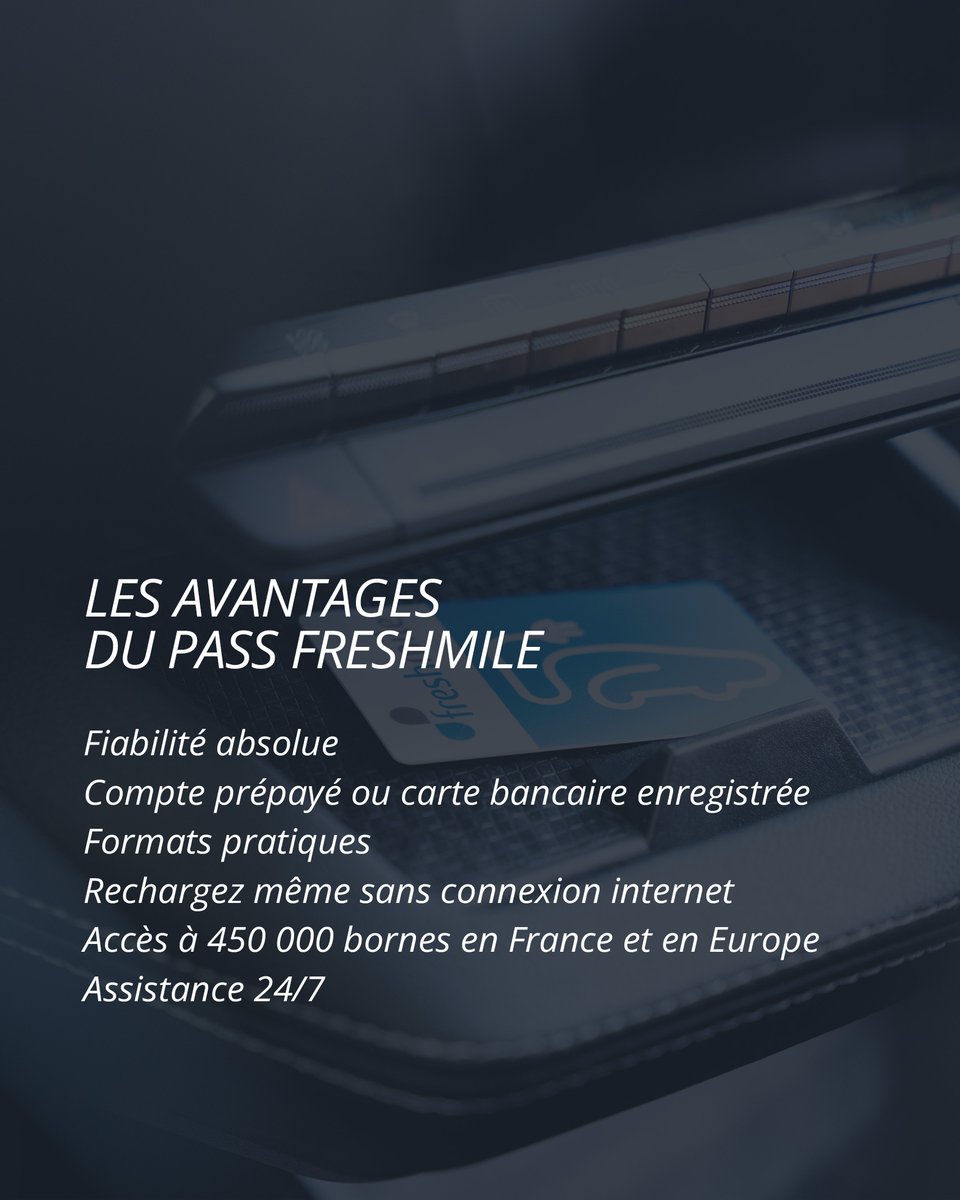 🔋 Comment démarrer une recharge avec Freshmile 🚗💨

Choisissez la solution qui vous convient et voyagez sereinement avec Freshmile! 🚙⚡

#Freshmile #evcharging #electrification