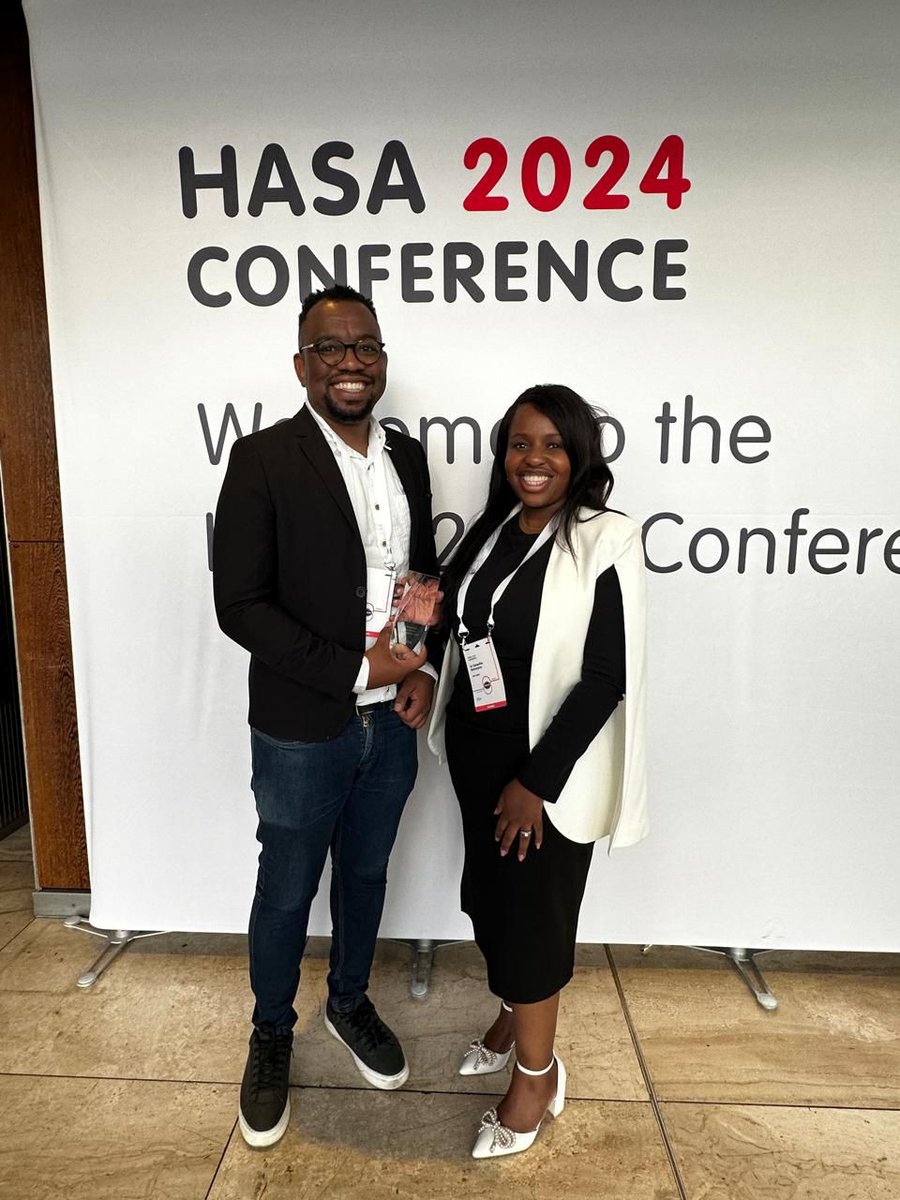 SAMedicalAssoc's tweet photo. Congrats to Dr Mhlengi Ncube, Head of Unit: Health Policy & Research at SAMA, Dr Pitso & Dr Siphesihle Mahanjana who won a Gold Award at HASA's Annual Conference in the category of ‘Evidence Informed Care.’
We salute you!
#OneSAMA https://t.co/ybR38wx3Q4