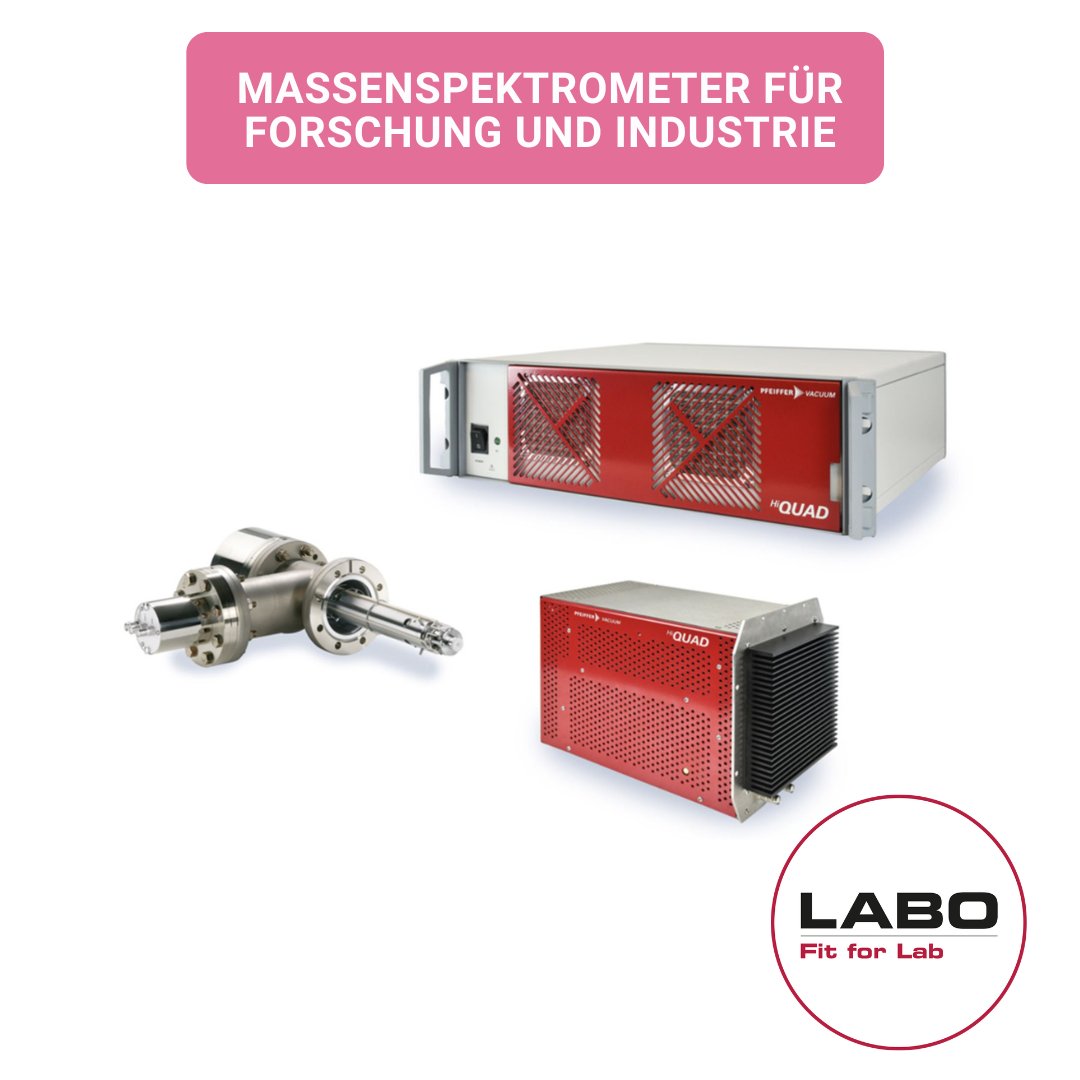 LaboOnline's tweet image. Pfeiffer Vacuum bringt mit &quot;HiQuad Neo&quot; ein #Massenspektrometer auf den Markt, mit dem das Unternehmen Leistung, Flexibilität und einfache Bedienung vereinen möchte.

Mehr unter: ow.ly/rHQb50Th9ar

#labor #laboratory #spektrometrie