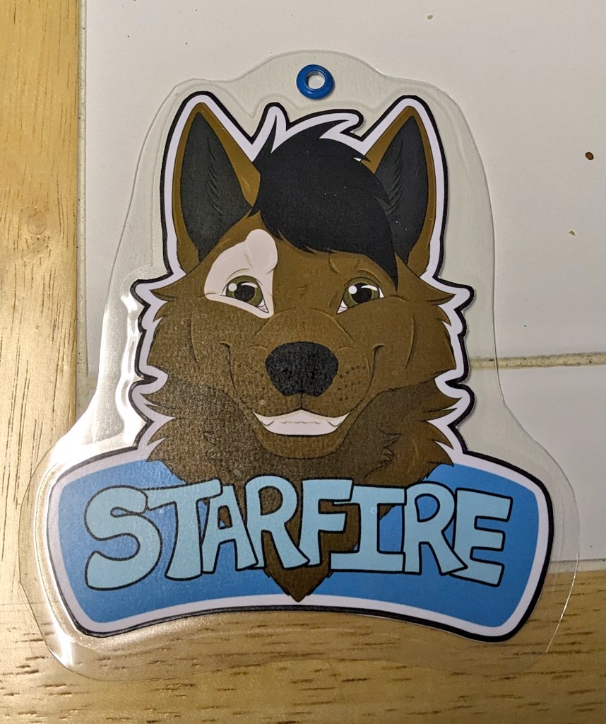 Introducing Starfire V2, made by the extremely talented <a href="/GoFurItstudios/">Go Fur It</a> 
I absolutely love him ❤️
He will be making his full debut <a href="/Furcationevent/">Furcation</a> in November.
Also a thank you to <a href="/WolfoolArt/">Wolfool</a> for the new badge to go with him ❤️
#Sheptember
#FursuitFriday