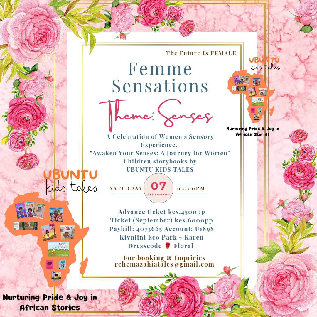 Super Lisu (@super_lisu) on Twitter photo Join us tomorrow at the Kivulini Eco Park in Karen for the Femme Sensations 'A Celebration of Women's Sensory Experience' where we will have children storybooks including <a href="/Super_Lisu/">Super Lisu</a> by Ubuntu Kids Tales.
See you then! π
#SuperLisu #childrensbooks #booksworthreading Join us tomorrow at the Kivulini Eco Park in Karen for the Femme Sensations 'A Celebration of Women's Sensory Experience' where we will have children storybooks including <a href="/Super_Lisu/">Super Lisu</a> by Ubuntu Kids Tales.
See you then! π
#SuperLisu #childrensbooks #booksworthreading