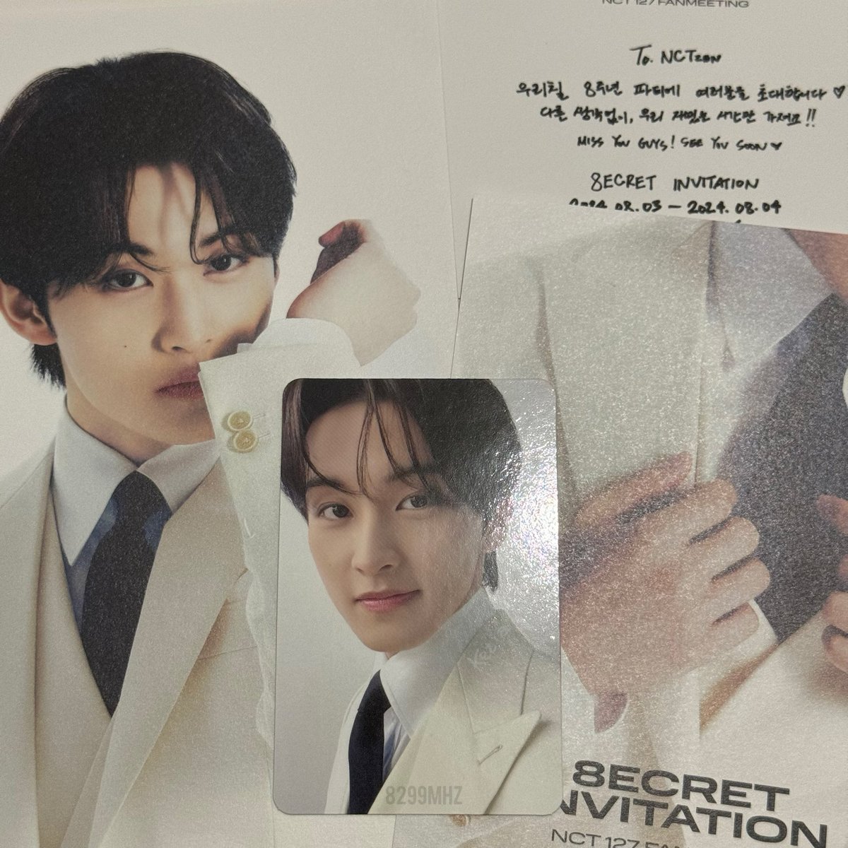 8299MHz's tweet image. 𐙚₊˚⊹ᡣ𐭩 mark in white ‹𝟹