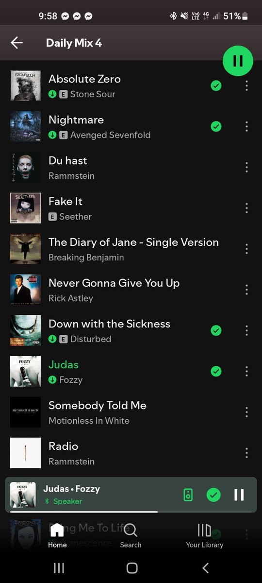 GeckoInMotion's tweet image. Spotify Rick rolled me