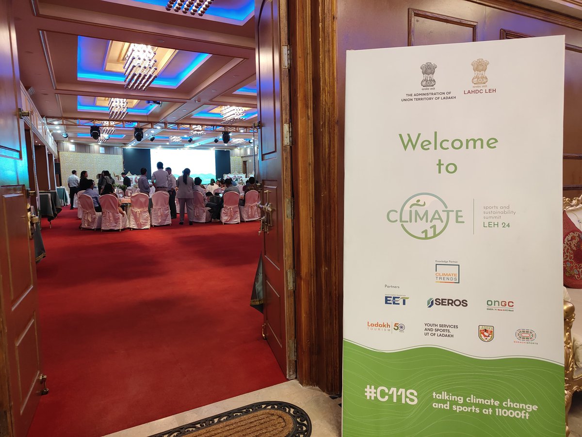 Today, at 11,000 ft in Leh, #Ladakh, we’re at Ground Zero of #climate change. Stay tuned for updates from Climate 11 Summit to explore how sports can drive sustainable change in the face of the climate crisis. 

#C11S #SportsForChange #Sustainability