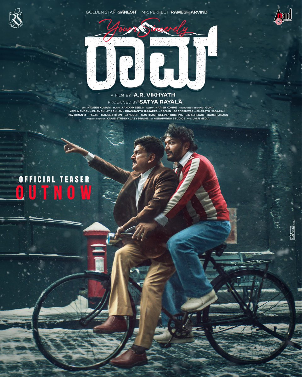 Ganesh (@official_ganesh) on Twitter photo Get into the glimpse of the saga ever experienced
- Yours Sincerely RAAM
youtu.be/3z3CM16SQ4Q
<a href="/Ramesh_aravind/">Ramesh Aravind</a> #VikyathAR #RayalaStudious <a href="/aanandaaudio/">aanandaaudio</a> Get into the glimpse of the saga ever experienced
- Yours Sincerely RAAM
youtu.be/3z3CM16SQ4Q
<a href="/Ramesh_aravind/">Ramesh Aravind</a> #VikyathAR #RayalaStudious <a href="/aanandaaudio/">aanandaaudio</a>