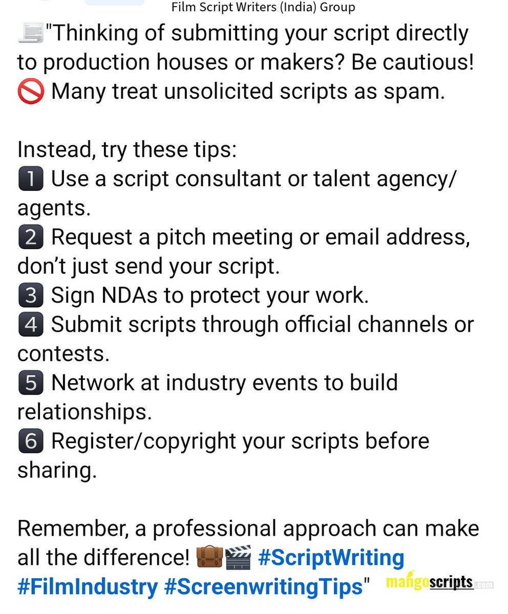 maneeshjaiswal's tweet image. #ScriptWriting #FilmIndustry #ScreenwritingTips