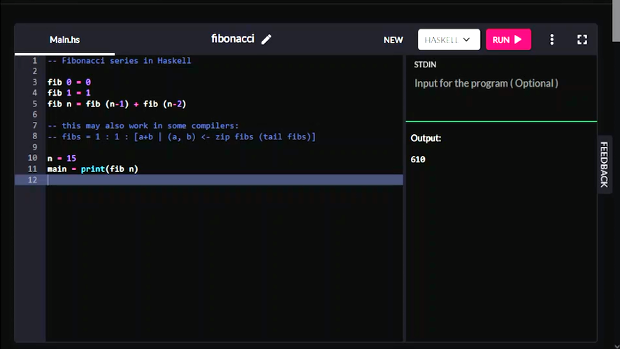 xgeorgio_gr's tweet image. #Coding_Fridays : Fibonacci numbers calculation in Haskell
See the full video in the Youtube channel central -- youtube.com/@apneacoding
Source code available at the Github repository (see channel info).
#coding #programming #haskell #terminal #console #declarative #functional