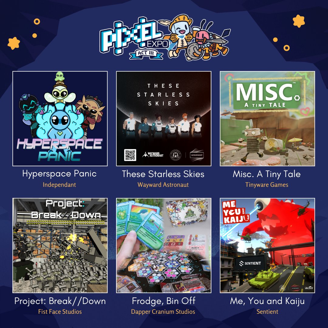MyPixelExpo's tweet image. ✨ Are you ready to dive into the vibrant world of indie gaming at Pixel Expo: Act III? 

Connect with their developers, and experience the creativity that fuels the indie scene!  From stunning visuals to groundbreaking gameplay, there's something here for everyone!