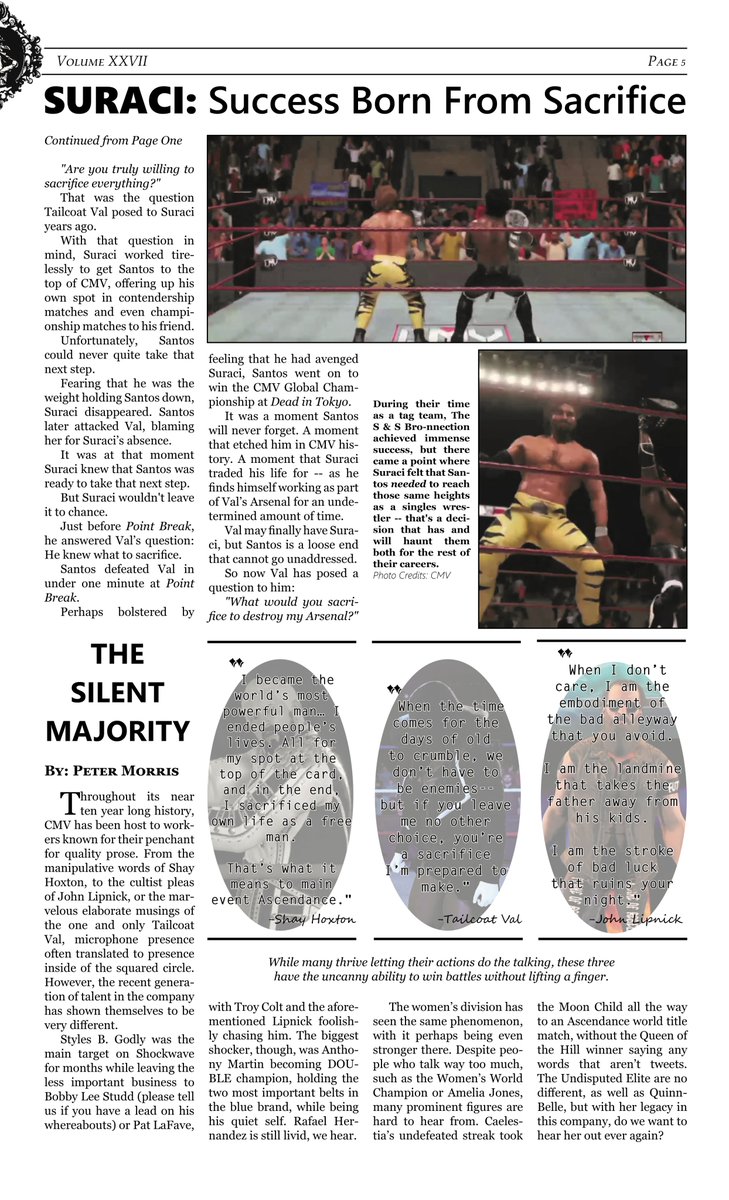 Ascendance, in all it's spectacular glory, will be a massive show, and we know that can be a bit overwhelming.

Luckily, the latest Savoir Faire breaks down key matches to watch, and we even recommend some neat spots to visit for those joining us in Kraków!
--
<a href="/OfficialCMV_/">CMV</a>