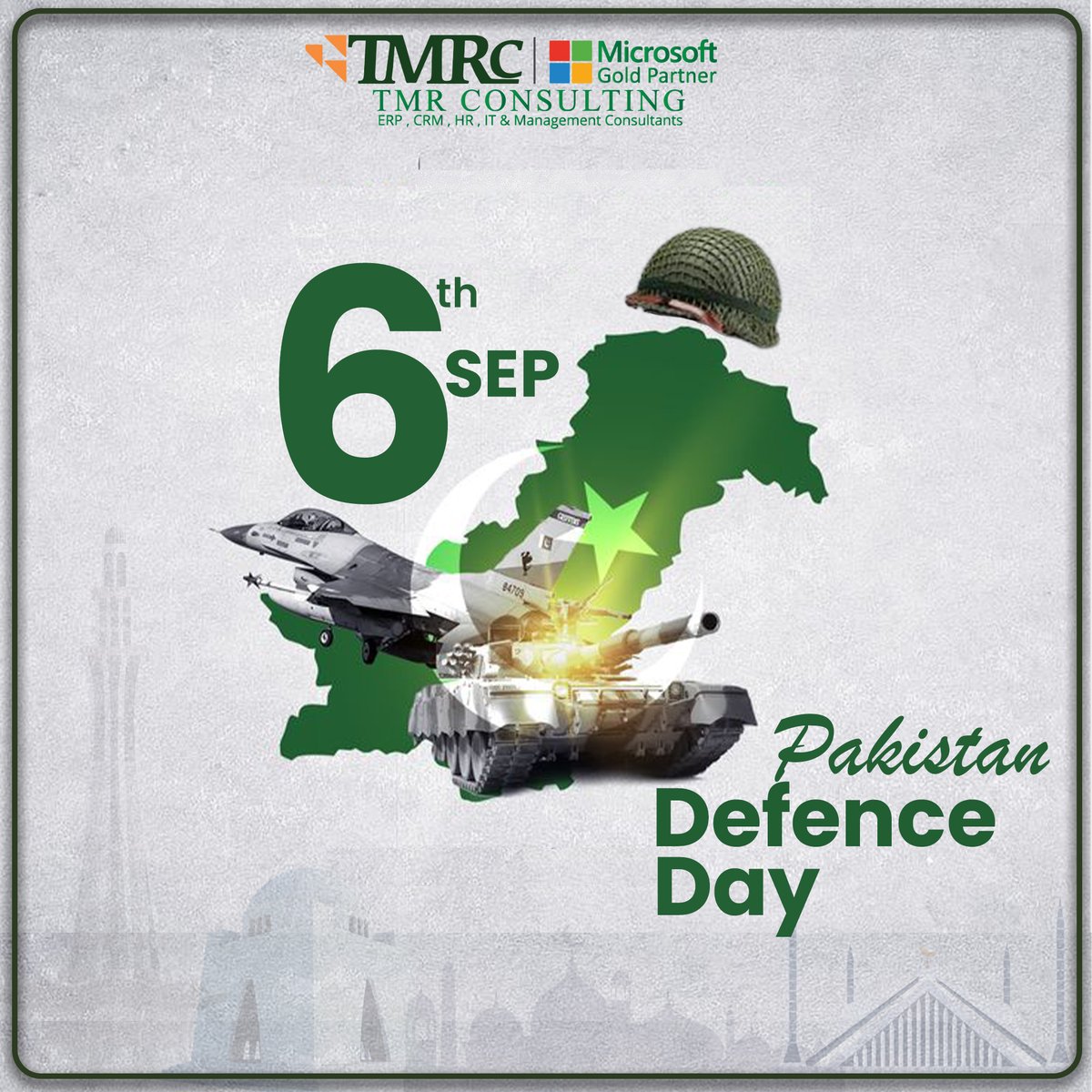 tmr_consulting's tweet image. Happy Defence Day
TMR Consulting proudly salutes the valor and dedication of Pakistan&apos;s Armed Forces. Their courage safeguards our nation, inspiring us to contribute to a stronger and more prosperous Pakistan. Pakistan Zindabad! 🇵🇰
#DefenceDay #TMRC #6September #HonoringOurHeroes