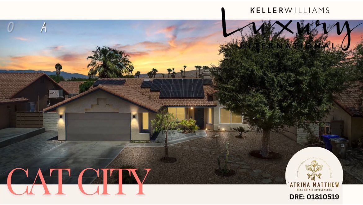 LAKatMatt's tweet photo. #califorrealestate for under $530k! 
69854 Fatima Cathedral City / Palm Springs California 

Katrina Matthews
Real Estate Investment Group
Keller Williams Realty
DRE: 01810519 https://t.co/TtXihDUg8t