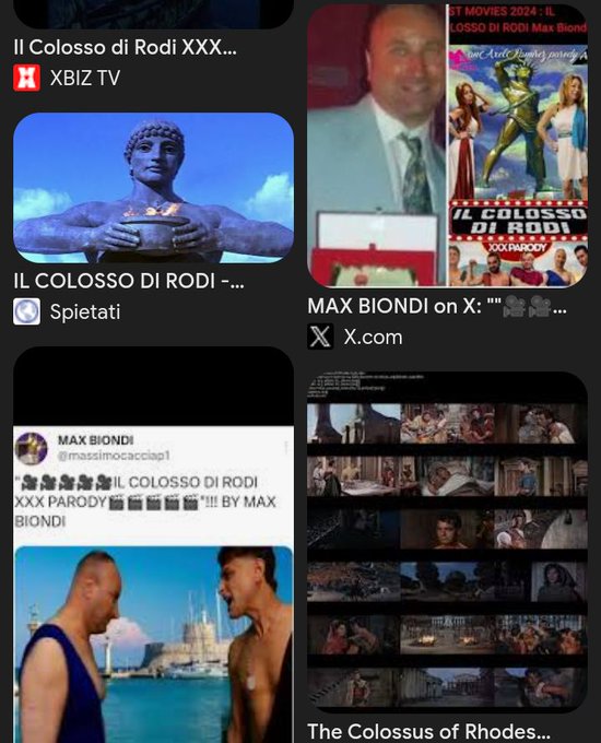 "🎥🎥🎥🎥🎥IL COLOSSO DI RODI XXX PARODY🎬🎬🎬🎬🎬"!!! BY MAX BIONDI https://t.co/iisZAZFQLI