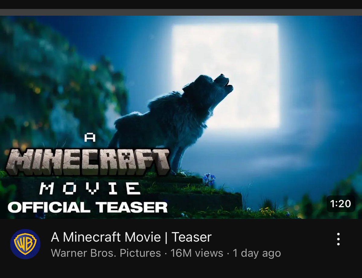 aethbeans's tweet photo. your minecraft movie

my minecraft movie 🤕🤕 https://t.co/v3GJKMIX86