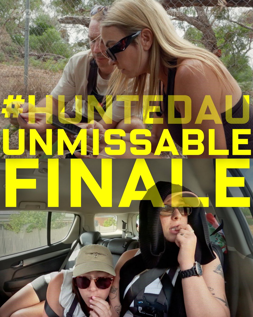 The ending you never saw coming! 😱 You cannot miss the Finale! 👀

#HuntedAU Million Dollar Heist Finale 💰 7.00 Sunday on <a href="/Channel10AU/">Channel 10</a> and 10 Play