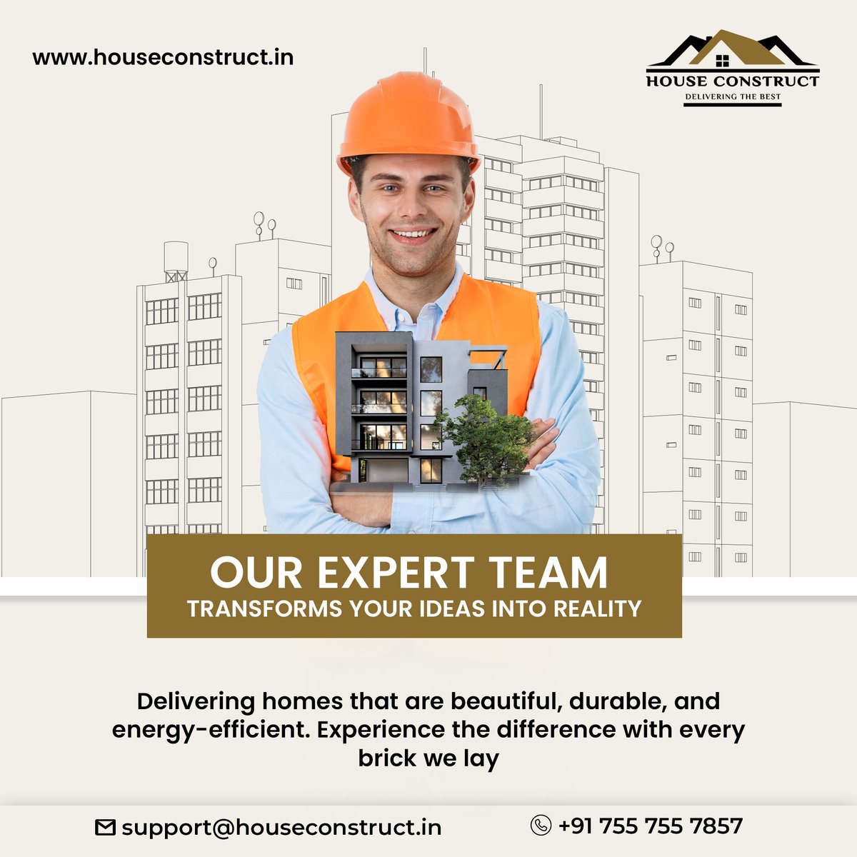 houseconstruct_'s tweet photo. Our expert team at House Construct turns your ideas into reality. From concept to completion, we bring your vision to life with precision & care, ensuring your dream home is built exactly as you imagined
#builders #Construction #bestbuilders #turnyourdreamsintoreality #bangalore https://t.co/AjFYX4EYnr