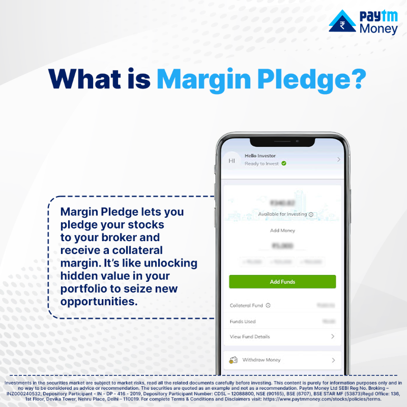 PaytmMoney's tweet photo. Margin Pledge can help you formulate your trading strategy. Unlock the hidden potential in your portfolio and begin using Margin Pledge on the Paytm Money app.
#PaytmMoney #MarginPledge #InvestSmart #TradingStrategy #Portfolio #Stocks