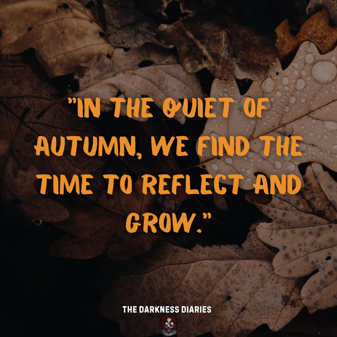 DarknessDiaires's tweet image. 🍂 What reflections has autumn brought you 🍁 #AutumnReflections