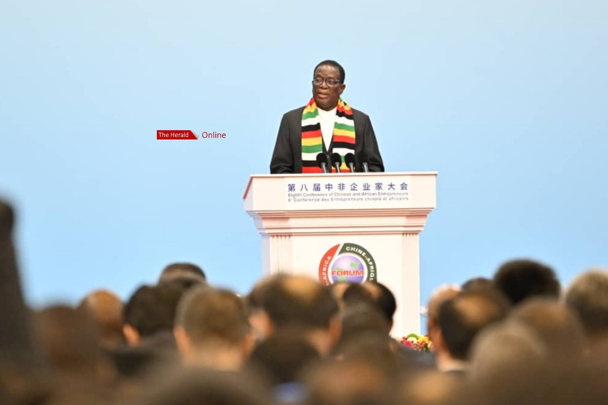 NATIONAL COMMUNICATIONS CENTRE (@2023centre) on Twitter photo President <a href="/edmnangagwa/">President of Zimbabwe</a> today addressed the 8th Chinese and African Entrepreneurs Conference on the sidelines of FOCAC.
📸: Presidential photographer Joseph Nyadzayo <a href="/HeraldZimbabwe/">The Herald Zimbabwe</a> President <a href="/edmnangagwa/">President of Zimbabwe</a> today addressed the 8th Chinese and African Entrepreneurs Conference on the sidelines of FOCAC.
📸: Presidential photographer Joseph Nyadzayo <a href="/HeraldZimbabwe/">The Herald Zimbabwe</a>