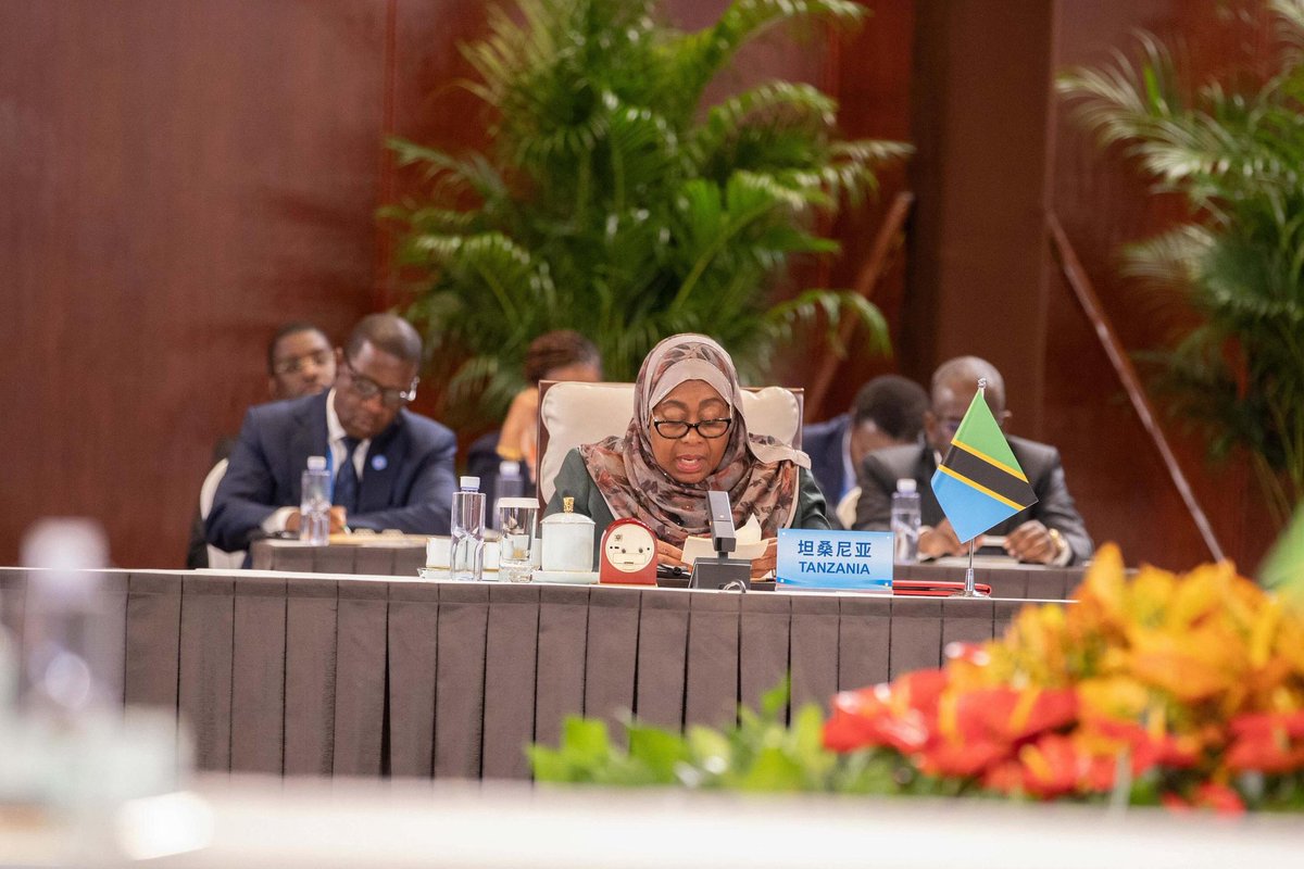 Rais wa Jamhuri ya Muungano wa Tanzania Mhe. Dkt. Samia Suluhu Hassan na Waziri wa Mifugo na Uvuvi Mhe. Abdallah Ulega wameshiriki  Mkutano wa Ngazi ya Juu unaohusu Ukuaji wa Viwanda na Kilimo cha Kisasa Afrika kwenye Jukwaa la Ushirikiano kati ya China na Afrika,05.09.2024