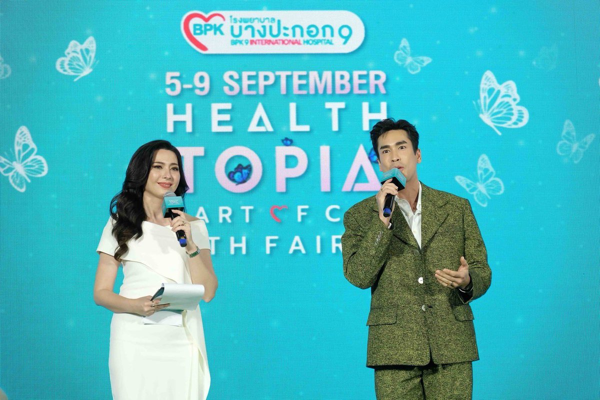 StarDelight_ent's tweet photo. โรงพยาบาลบางปะกอก 9 อินเตอร์เนชั่นแนล พา ณเดชน์ มาเช็กอิน!ที่ดินแดนสุขภาพดี #HealthTopia Heart Of Care Health Fair 2024 มหกรรมคนรักสุขภาพ Check & Share เคล็ดลับสุขภาพดีแบบจัดเต็ม!! 
https://t.co/dlrbkD6jAT

#BPK9 #BPK9HOSPITAL #BPK9XNadech #HealthTopia #Healthtopiaดินแดนสุขภาพดี #HeartOfCareHealthFair2024  #มหกรรมคนรักสุขภาพ #HCF2024 #HealthFair  #แบร์รี่ #barrynadech #ณเดชน์คูกิมิยะ #nadechactivity #NadechKugimiya #kugimiyas #mclizasadler #Lisa #ลิซ่าอาลิซาเบธ #lizasadler