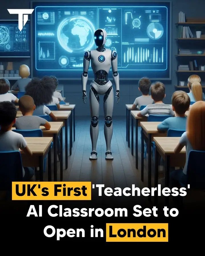 David Game College in London is launching a new teacherless course for 20 GCSE students this September.

The students will use a blend of AI platforms and VR headsets for their lessons. #BBNaija #Nyeri #RussiaisATerroistState #TheGreatestOfAllTime #TheGOAT #legend #Cristiano