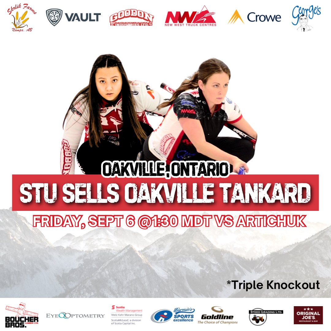 Team Skrlik (@team_skrlik) on Twitter photo NEXT UP: ✈️ Stu Sells Oakville Tankard 🥌
Follow us this weekend on our stories and <a href="/curlingzone/">CurlingZone</a> for updates on game times and results.
📺 We will do our best to livestream on our Facebook page 😊
Full draw schedule @ stucurls.com NEXT UP: ✈️ Stu Sells Oakville Tankard 🥌
Follow us this weekend on our stories and <a href="/curlingzone/">CurlingZone</a> for updates on game times and results.
📺 We will do our best to livestream on our Facebook page 😊
Full draw schedule @ stucurls.com