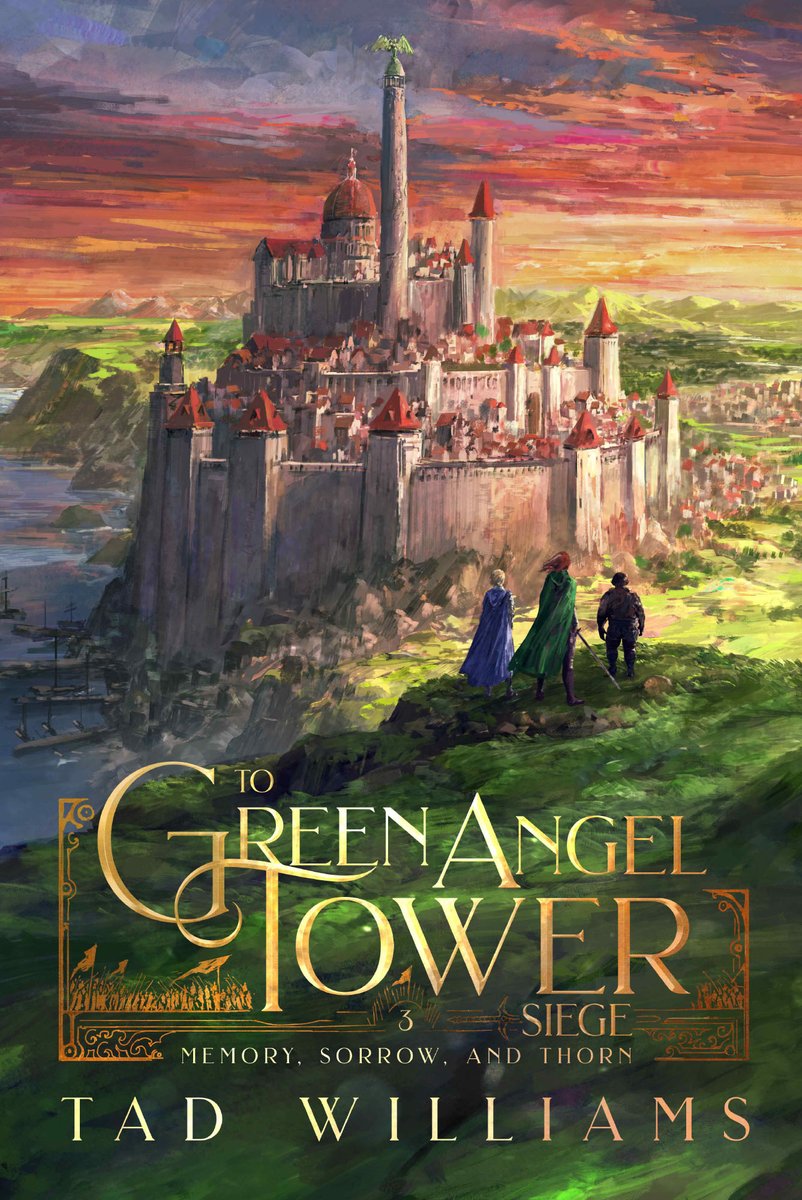 Jeff Brown (@jeffbrown67) on Twitter photo One more left and I think it's going to turn out to be my favorite.
These are the front covers for Memory, Sorrow, and Thorn so far!
Written by <a href="/tadwilliams/">Tad Williams</a>, from <a href="/binding_broken/">The Broken Binding | Bookstore</a>, art directed by <a href="/PetrikReads/">Petrik Leo (Novel Notions)</a> One more left and I think it's going to turn out to be my favorite.
These are the front covers for Memory, Sorrow, and Thorn so far!
Written by <a href="/tadwilliams/">Tad Williams</a>, from <a href="/binding_broken/">The Broken Binding | Bookstore</a>, art directed by <a href="/PetrikReads/">Petrik Leo (Novel Notions)</a>