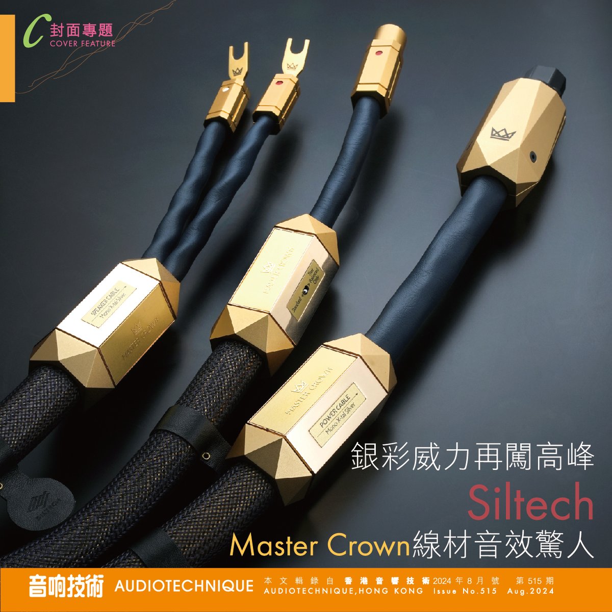 richcoln's tweet image. 【銀彩威力再創高峰｜Siltech Master Crown 線材音效驚人】
#Siltech #MasterCrown #S10plus #單結晶純銀導體 #BalancedGround #Femto級細節 #傳真度與真實感逼真 #激昂澎湃 #拳拳到肉
Read the full article here: reurl.cc/QEEbxp