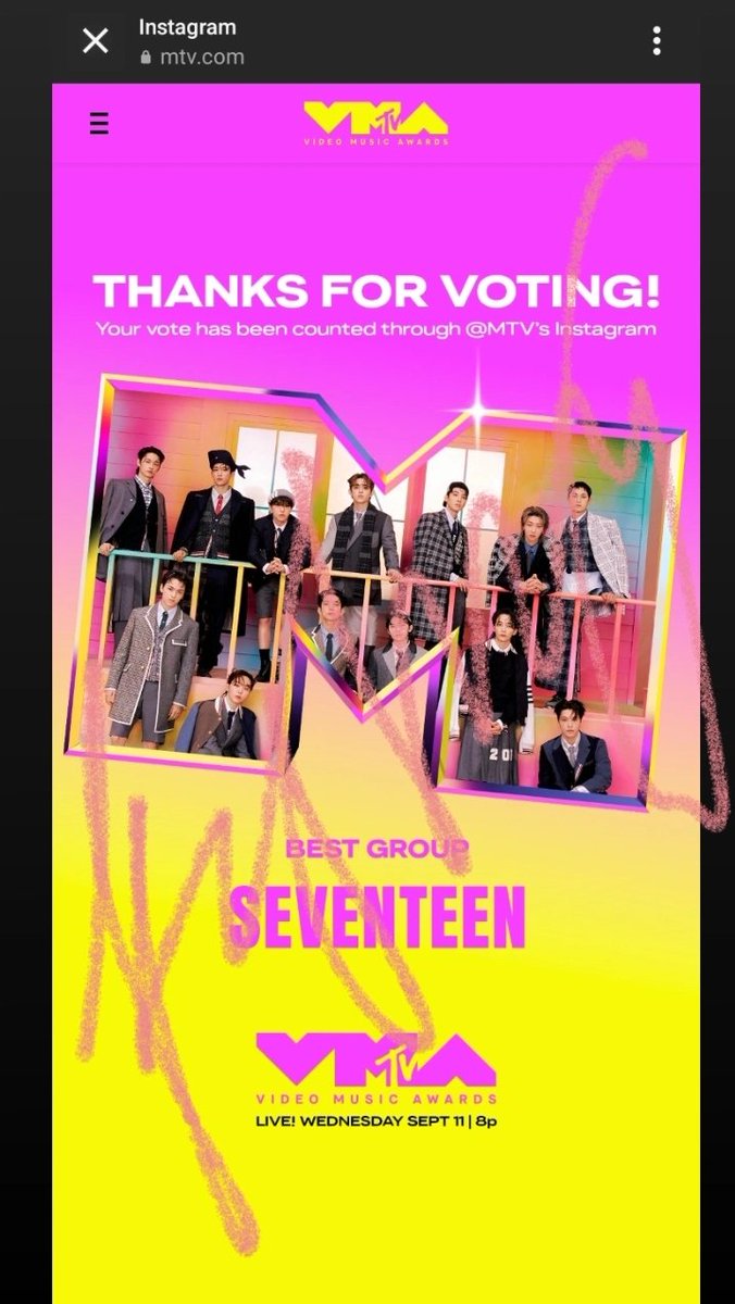 _kylnvy's tweet photo. @mgwwsvt17 #VoteSEVENTEEN_onVMAs 
#SEVENTEEN #세븐틴 
@pledis_17 #VMA https://t.co/8TxxROBPAC