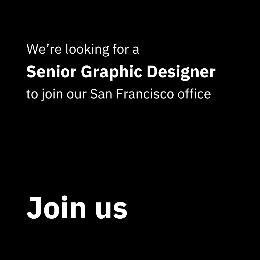 AppliedStudio's tweet image. We&apos;re searching for a Senior Graphic Designer to join our team in San Francisco.

In this role, you’ll lead projects, collaborate with our global offices and create innovative designs that help people navigate their environments.

Apply here:
appliedinformation.group/career-opening…