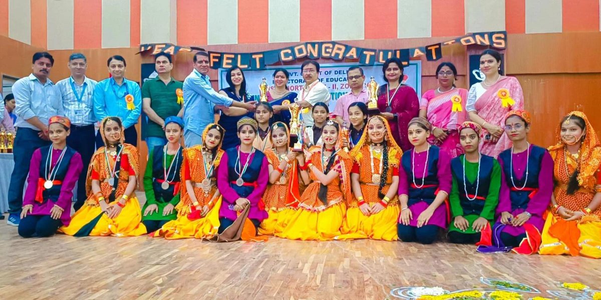 At the *Zonal Annual function*held on 04/09/2024, our school has received *4 trophies* for last year's cultural competitions, *1 trophy* for function's best cultural performance *, 3 gold medals* , *5 silver medals* and *3 bronze medals.

<a href="/Dir_Education/">DIRECTORATE OF EDUCATION Delhi</a> 
<a href="/DOE_RIS/">DirectorOfEducation</a>