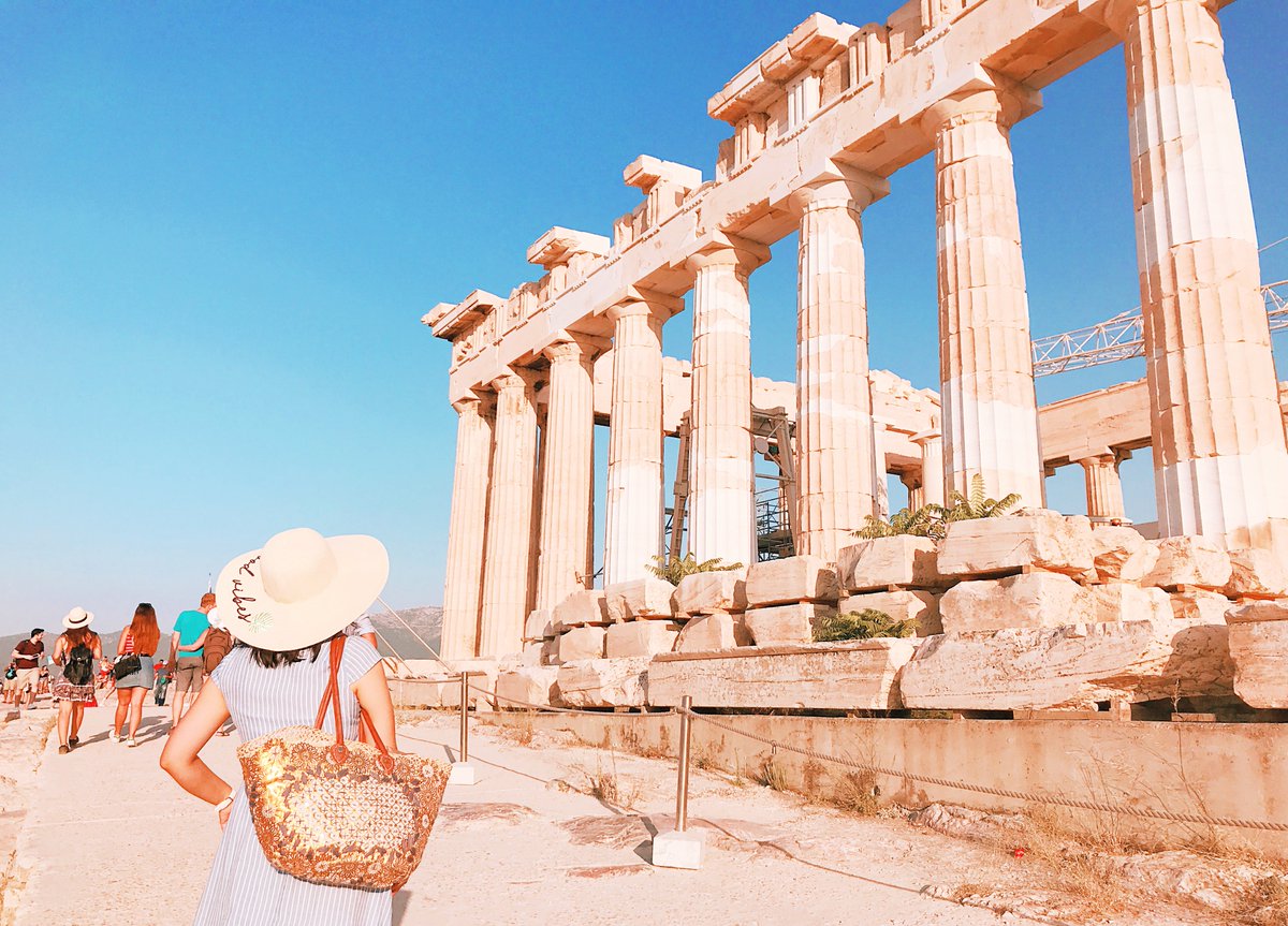 Oz_ForGood's tweet photo. 🇬🇷💙️🩵🤍
Moira聖地巡礼のつもりでギリシャ行ってみたらこれまで旅した中で一番好きな国になった🥹

この時お腹の中でオリーブサイズの長女ちゃんと一緒🫒✈️ https://t.co/iVvsq9d3T4