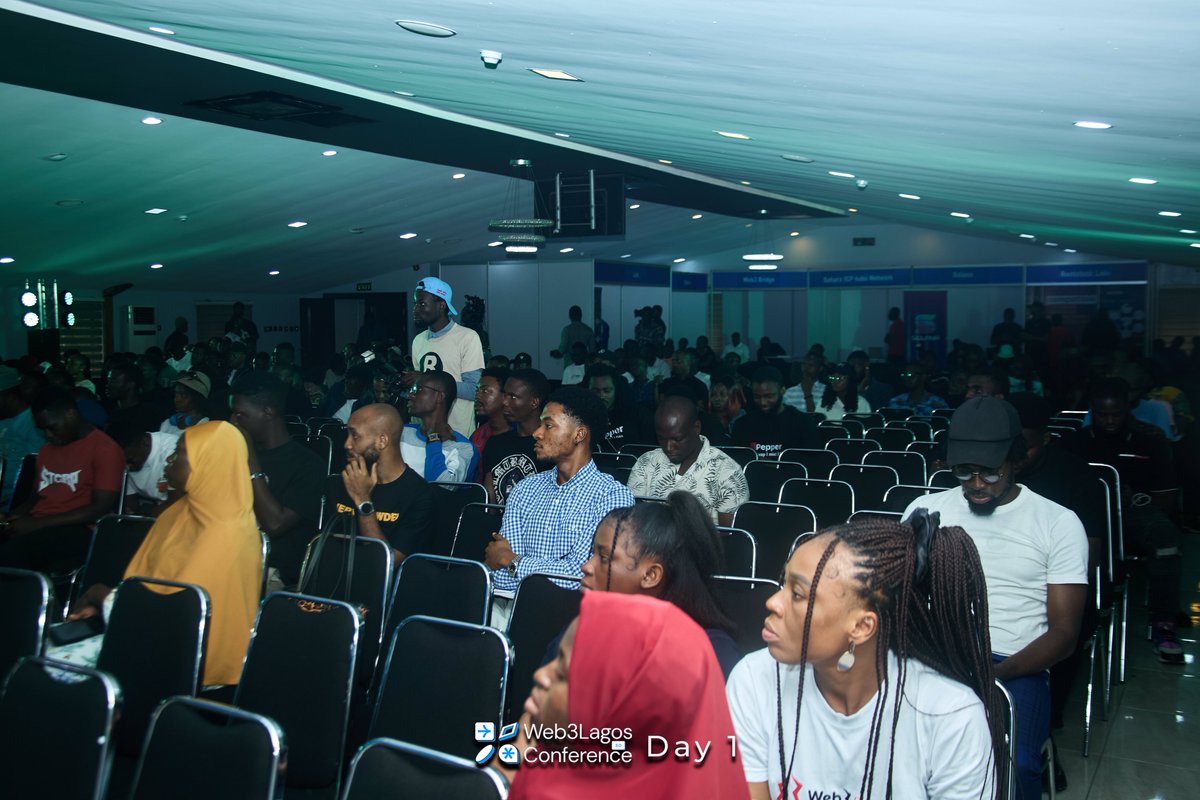 Web3Bridge's tweet photo. Web3 Lagos Conference was off to an amazing start yesterday. 🔥

Kicking off with an opening speech from @Ebunayo08, it featured several, back-to-back fireside talk sessions from great speakers, covering a diverse range of topics… from RWAs, to the role of social media in web3. https://t.co/7tWNk6uqTM