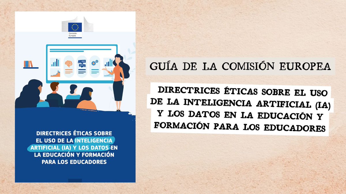 📚🤖 Guía de la Comisión Europea: Directrices éticas sobre el uso de la Inteligencia Artificial (IA) y los datos en la educación y formación para los educadores. 🤖 Descubre las contenidos clave. Abro hilo 🧵:
#IA #AI 
#DEAP #EUDigitalEducation #AI #DigitalEducation