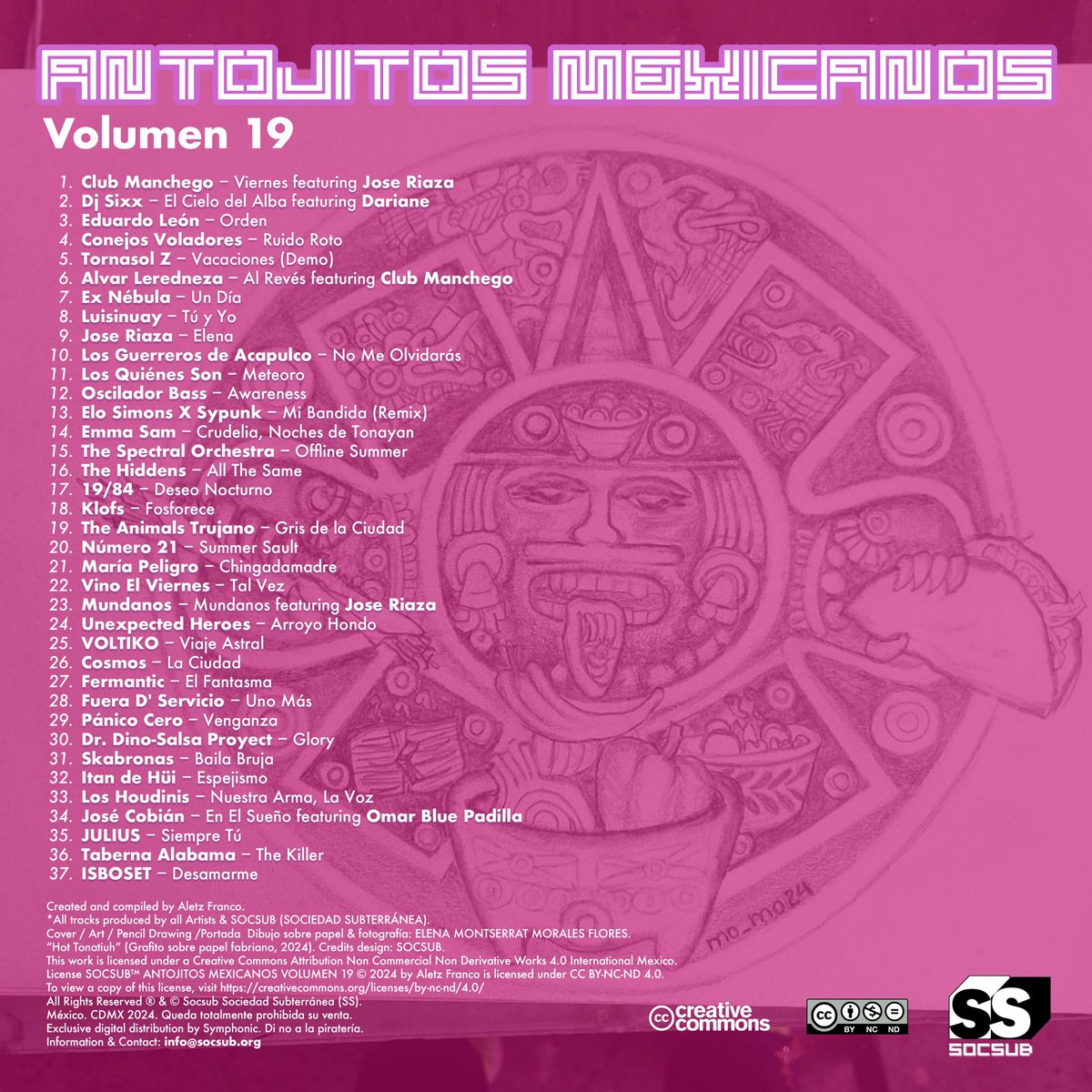 🌶️Antojitos Mexicanos Volumen 19🫔Disfruten de 37 canciones en su nueva edición. Arte por Mo_Mo. Escúchalos vía <a href="/randomsounds_/">Random Sounds</a> aquí🤘🏼random.sounds.co/antojitosmexic…