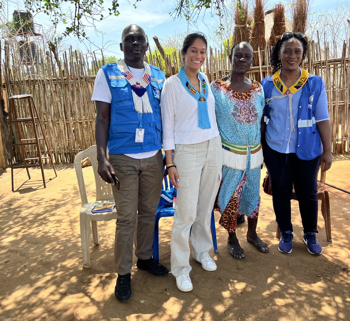 JessicaGulhane's tweet photo. #tbt that time I met Florence &amp; her incredible women’s group in Torit with @Joujouliett. @Refugees #PocketsOfHope has been 🔑 to achieving independent, financial stability for these women and their families. https://t.co/yLYSbKjeBW