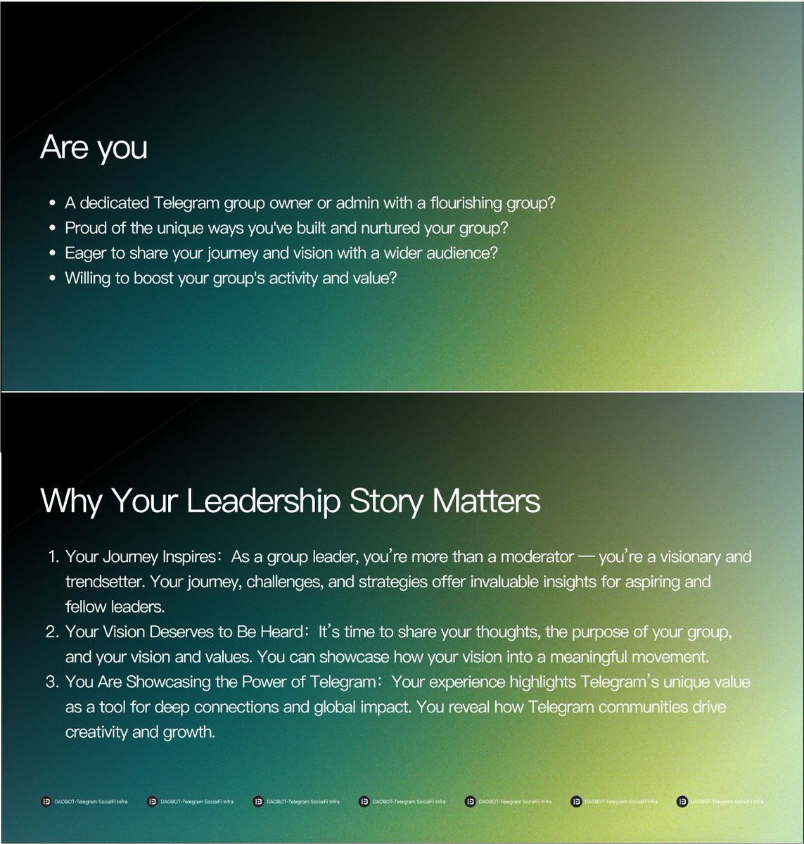 DAOBOT(Telegram MiniApp) tweet media