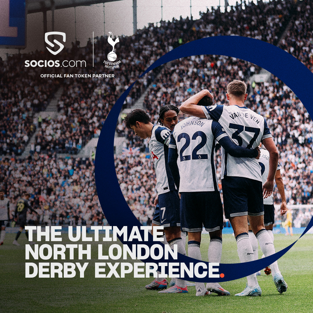 SpursOfficial's tweet image. Win the ultimate North London Derby experience thanks to this @socios giveaway 🤩

Included are…
The Dare Skywalk 🏞️
F1® DRIVE - London 🏁
Stadium Tour 🏟️
VIP Match Tickets 🎫

Tag a friend and follow us and @socios to enter! 📲