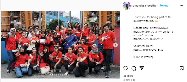 M (@muniramustaffa) on Twitter photo My amazing friend <a href="/mandythomas21/">Amanda Thomas</a> is gearing up for the #KLSCM2024 with a purpose! She's running to raise funds for <a href="/TeachForMsia/">Teach For Malaysia</a>'s vital work in empowering Malaysian children.
Help donate or RT to amplify or sign up to volunteer! 🙏🏼#EducationForAll
instagram.com/p/C_dXsBnyO89/… My amazing friend <a href="/mandythomas21/">Amanda Thomas</a> is gearing up for the #KLSCM2024 with a purpose! She's running to raise funds for <a href="/TeachForMsia/">Teach For Malaysia</a>'s vital work in empowering Malaysian children.
Help donate or RT to amplify or sign up to volunteer! 🙏🏼#EducationForAll
instagram.com/p/C_dXsBnyO89/…