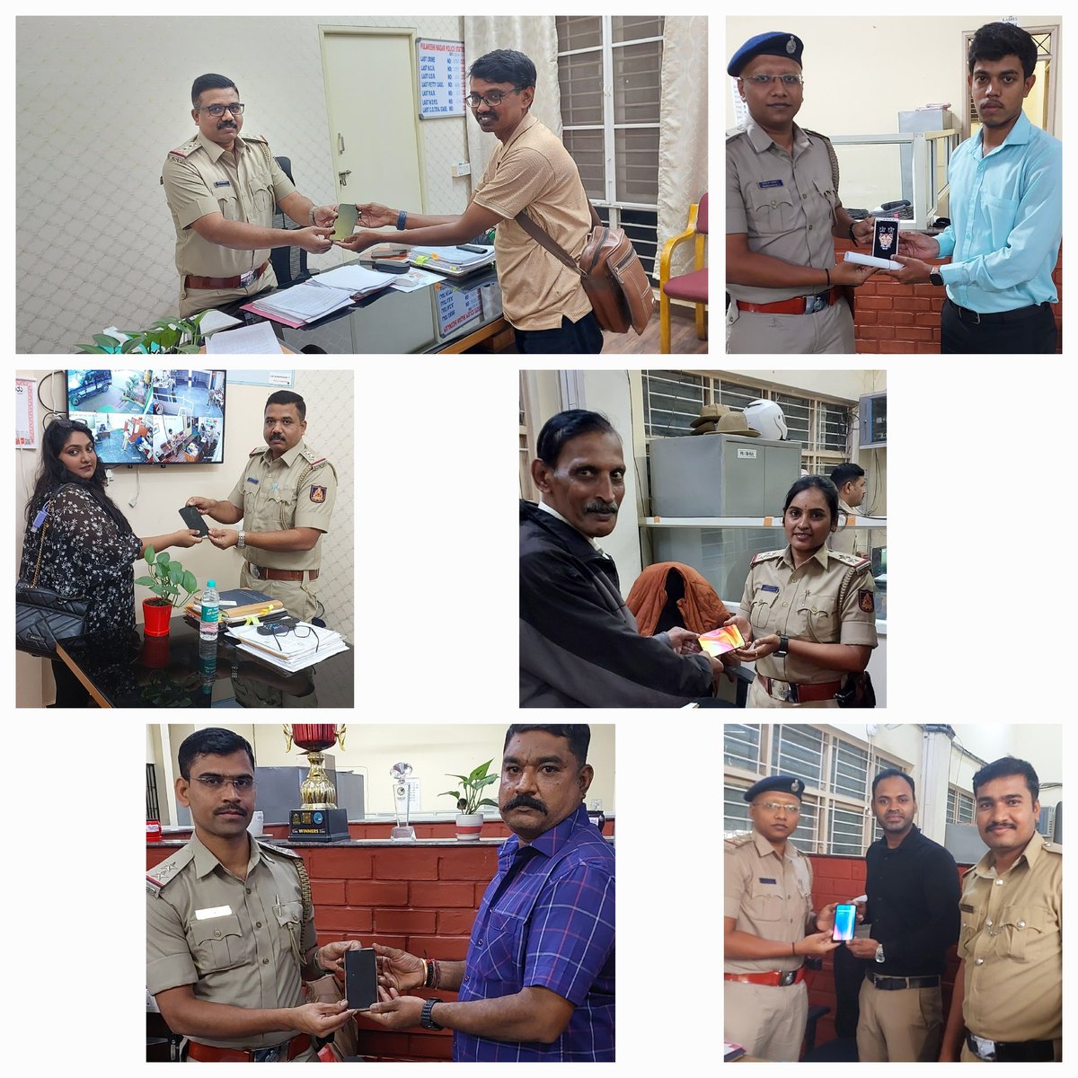 ಕಳೆದು ಹೋಗಿದ್ದ ಮೊಬೈಲ್ ಫೋನ್ ನ್ನು CEIR ಪೋರ್ಟಲ್ ನಲ್ಲಿ   ಹುಡುಕಿ ಪತ್ತೆಮಾಡಿ ಈ ದಿನ ವಾರಸುದಾರರಿಗೆ ನೀಡಲಾಯಿತು @DCPEASTBCP <a href="/CPBlr/">CP Bengaluru ಪೊಲೀಸ್ ಆಯುಕ್ತ ಬೆಂಗಳೂರು</a> <a href="/acppnagar/">ACP PULIKESHINAGAR BCP</a>