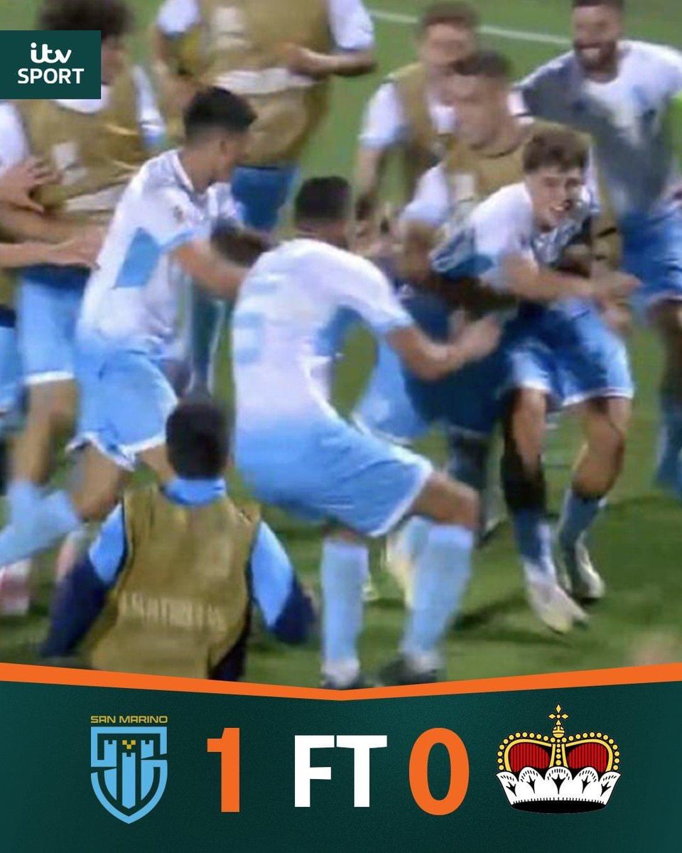 wow it’s moments like this , why we love football , fantastic news , we’ll done San Marino  👏🏼👏🏼 #NationsLeague 🇸🇲