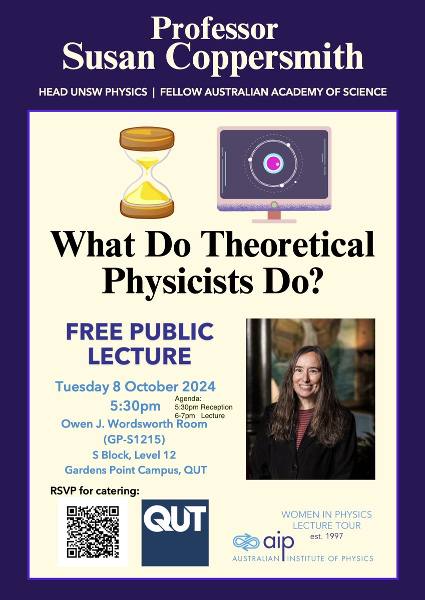 Zhou Research Group (@xiuwen_zhou) on Twitter photo Reserve a spot (free of charge) NOW for an inspiring AIP <a href="/ausphysics/">Australian Institute of Physics</a> lecture showcasing the achievements of women in the field of physics organised at QUT <a href="/QUTmaterials/">QUTmaterials</a> <a href="/QUT/">QUT</a>. Food and drinks are provided prior to the lecture. Limited spots. Kids are welcome! Scan the QR code. Reserve a spot (free of charge) NOW for an inspiring AIP <a href="/ausphysics/">Australian Institute of Physics</a> lecture showcasing the achievements of women in the field of physics organised at QUT <a href="/QUTmaterials/">QUTmaterials</a> <a href="/QUT/">QUT</a>. Food and drinks are provided prior to the lecture. Limited spots. Kids are welcome! Scan the QR code.