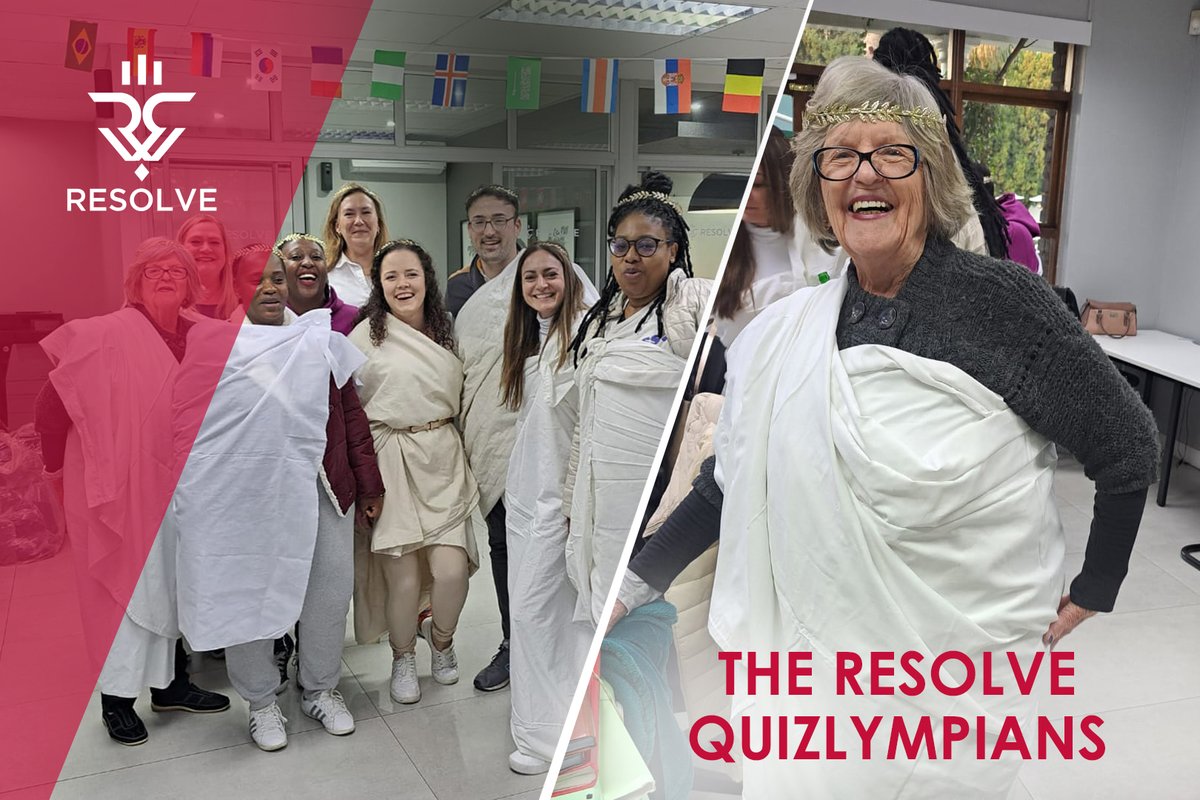 resolvesa's tweet image. In honor of the Resolve Team (AKA The Quizlympians) taking home gold at the 50 Oxford quiz night, we thought we&apos;d share a few impromptu pictures!​
It was an amazing night. Extra points to Tobi Suttner for being our general knowledge wiz!​#QuizlympiansStrikeGold #ResolveCulture