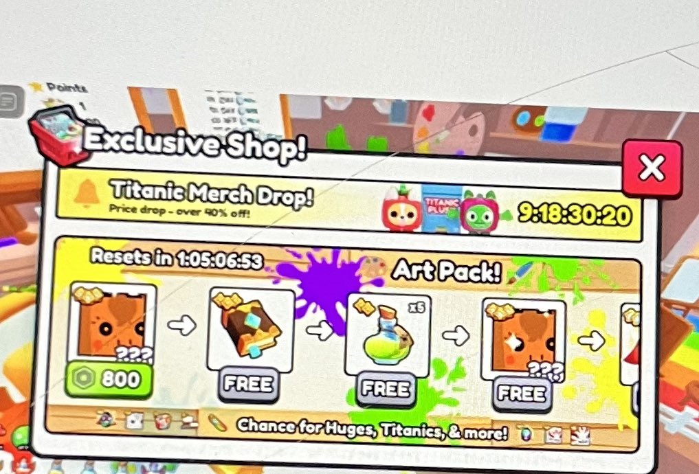 Since I got two more huges in the forever pack, I’m going to give them away! 

To enter 
like this post  
retweet 
Leave ur roblox username in comments 
follow me <a href="/pixiedust10922/">pixiedust10922</a> 
Good luck all ends in 24hrs