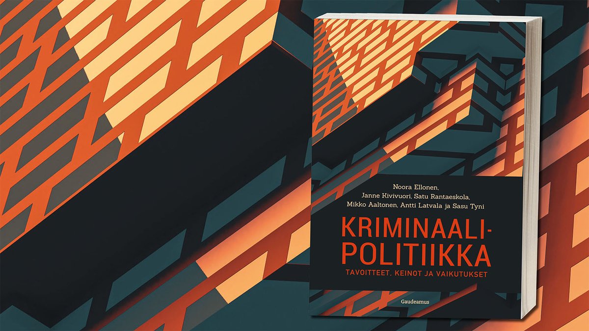 Uusi kriminaalipolitiikan oppikirja on ilmestynyt! Teos painottaa empiiristä näkökulmaa kriminaalipolitiikan eri keinojen arvioinnissa ja tutkimuksessa. Kiitos Noora Ellonen &amp; <a href="/SatuRantaeskola/">Satu Rantaeskola</a> <a href="/aaltmik/">Mikko Aaltonen</a> <a href="/AnttiLatvala/">Antti Latvala</a>  ja Sasu Tyni! gaudeamus.fi/teos/kriminaal…