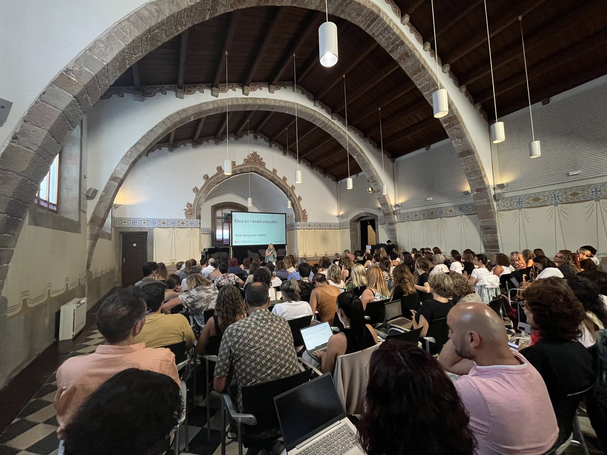 SE Vallès Oriental IV (@sevoriental4) on Twitter photo Jornada inauguració del curs 
ÈTICA EN L'ÀMBIT EDUCATIU, a càrrec d'E.Busquets #uvic 
Hi participem els i les professionals dels Serveis Educatius del <a href="/SSTTMVO/">ST_MVO</a> 
"El respecte a l'altre comença des de que un neix" Jornada inauguració del curs 
ÈTICA EN L'ÀMBIT EDUCATIU, a càrrec d'E.Busquets #uvic 
Hi participem els i les professionals dels Serveis Educatius del <a href="/SSTTMVO/">ST_MVO</a> 
"El respecte a l'altre comença des de que un neix"
