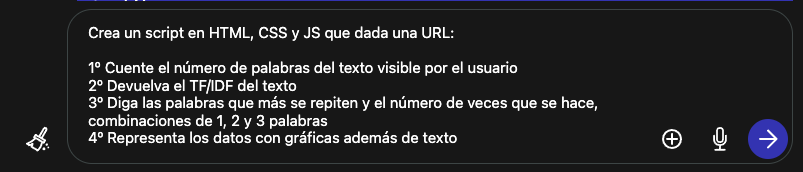 isocialwebseo's tweet photo. 🤖 Herramienta IA + prompt para SEO Gratis 🤖
¿Cómo crear una herramienta de análisis de texto en segundos, gratuita y que no consuma créditos:

1⃣ Ir https://t.co/SviGpb1sjl y elegir Sonnet
2⃣ Prompt en el alt imagen
3⃣ Herramienta https://t.co/CoCYh5BxJ1 

¿Te ha gustado? RT🙏 https://t.co/Lh72kKM2Za