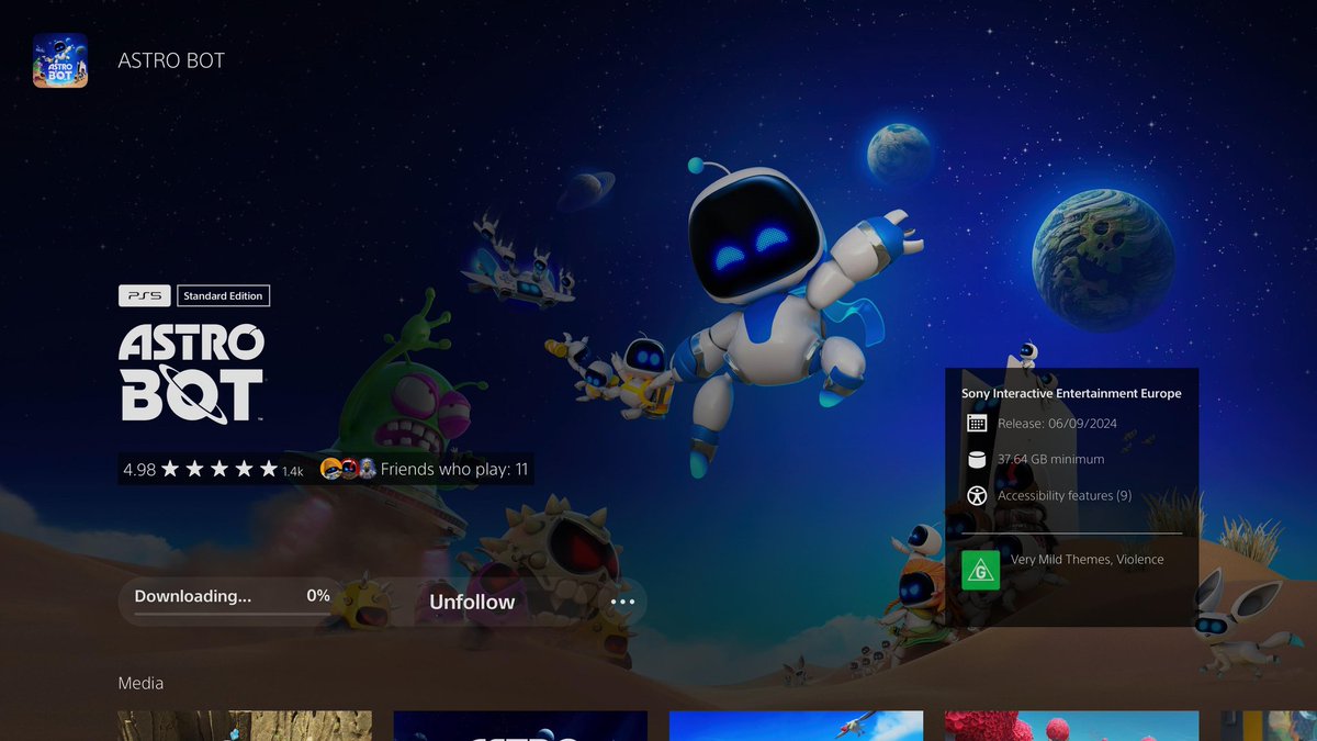 JC_Since1989's tweet photo. I wish I was playing it, but my daughter took the controller, and she is having a blast, only let me play whenever she needs help 😅
#AstroBotPS5 https://t.co/lX1t5syA9h