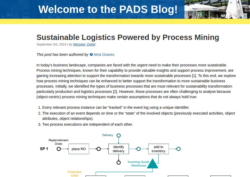The PADS blog reopens with a post by @idealistnina: "#Sustainable #Logistics Powered by #ProcessMining"

Read it today: blog.rwth-aachen.de/pads/2024/09/0…